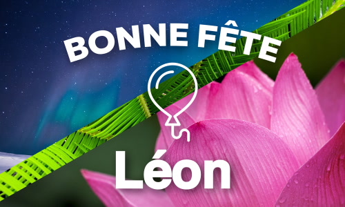Aperçu de la carte : Joyeuse fête Léon, le 10 novembre !