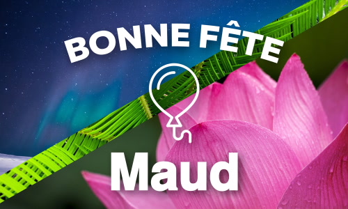 Aperçu de la carte : Maud, bonne fête le 14 mars !