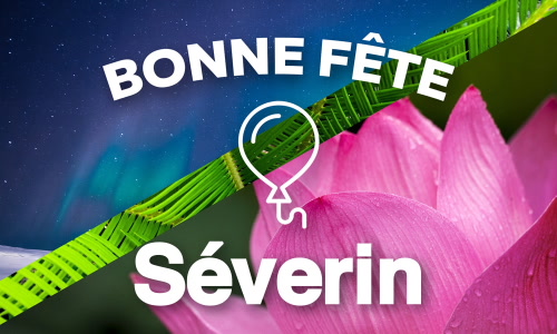 Aperçu de la carte : C'est la Journée de Séverin !