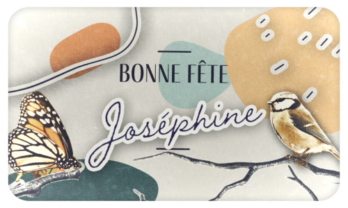 Aperçu de la carte : Célébration spéciale pour Joséphine !