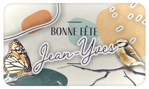 Aperçu de la carte : Célébration spéciale pour Jean-Yves !