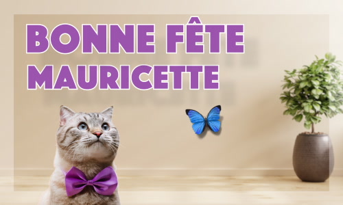 Aperçu de la carte : Surprise pour Mauricette, 22 septembre !