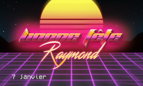 Aperçu de la carte : Bonne fête Raymond !