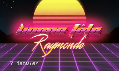 Aperçu de la carte : Surprise pour Raymonde, 7 janvier !