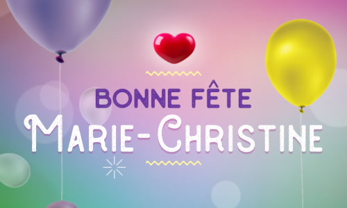 Aperçu de la carte : Joyeuse fête Marie-Christine, le 15 Août !