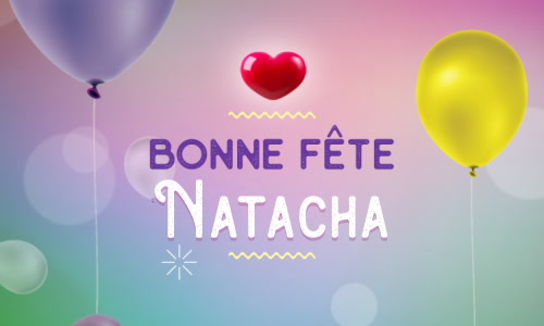 Aperçu de la carte : Surprise pour Natacha, 26 Août !