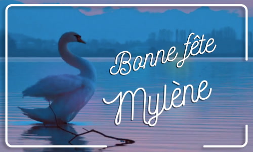 Aperçu de la carte : Bonne fête Mylène !