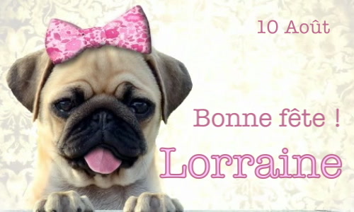 Aperçu de la carte : Bonne fête Lorraine !