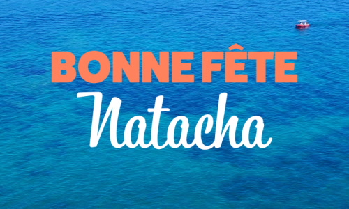 Aperçu de la carte : C'est la Journée de Natacha !