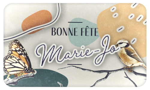 Aperçu de la carte : Marie-Jo, bonne fête le 15 Août !