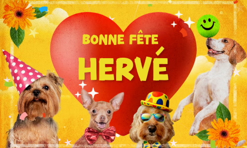 Aperçu de la carte : Joyeuse fête Hervé, le 17 Juin !