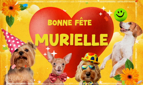 Aperçu de la carte : Célébration spéciale pour Murielle !