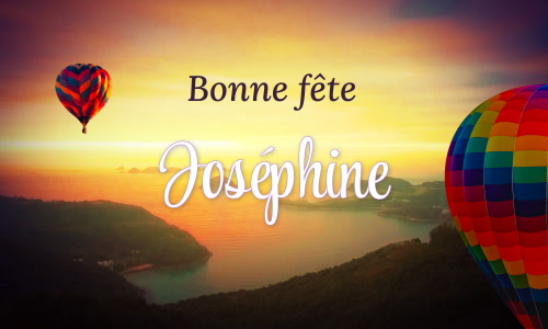 Première carte bonne fête Joséphine - 19 mars