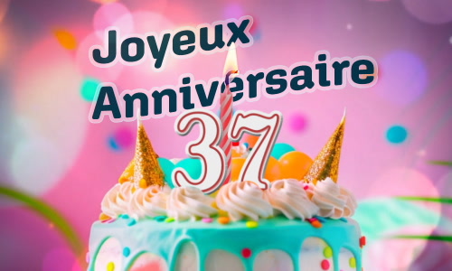 Aperçu de la carte : 37 ans ! Bon anniversaire !