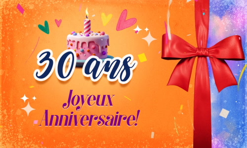 Aperçu de la carte : Merveilleux anniversaire pour tes 30 ans