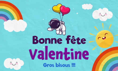 Aperçu de la carte : Joyeuse fête Valentine, le 25 juillet !