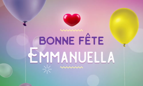 Aperçu de la carte : Emmanuella, bonne fête le 25 décembre !