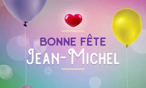 Aperçu de la carte : Bonne fête Jean-Michel !