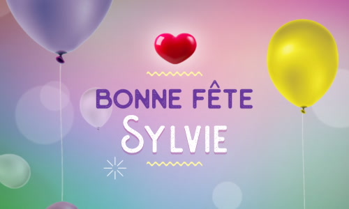 Aperçu de la carte : Joyeuse fête Sylvie, le 5 novembre !