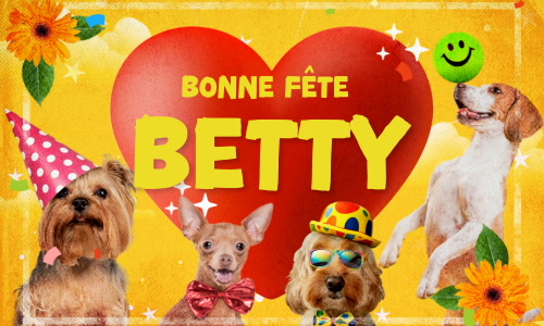 Aperçu de la carte : Joyeux 17 novembre à Betty !