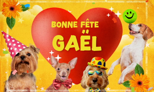 Aperçu de la carte : Gaël, bonne fête le 17 décembre !