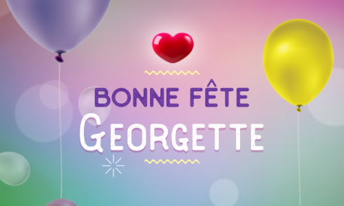 Aperçu de la carte : C'est la Journée de Georgette !