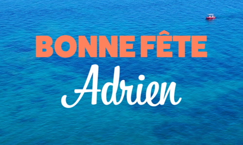 Aperçu de la carte : Surprise pour Adrien, 8 septembre !