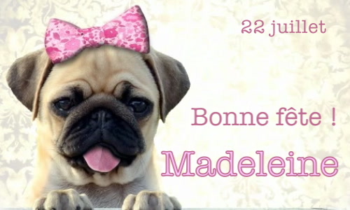 Aperçu de la carte : Célébration spéciale pour Madeleine !