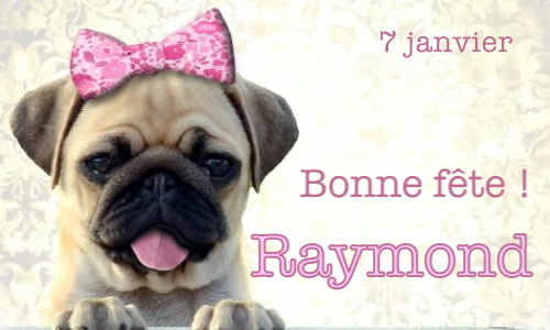 Aperçu de la carte : Raymond à l'honneur ce 7 janvier !