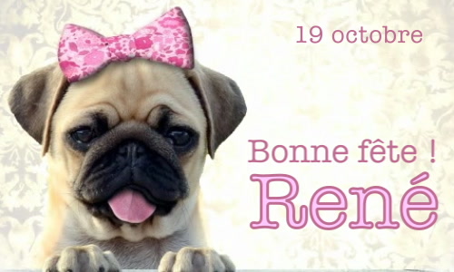 Aperçu de la carte : Surprise pour René, 19 octobre !