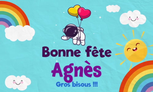 Aperçu de la carte : Joyeux 21 janvier à Agnès !