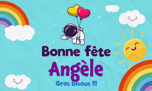 Aperçu de la carte : Célébration spéciale pour Angèle !