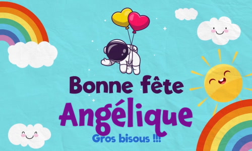 Aperçu de la carte : Angélique, bonne fête le 27 janvier !