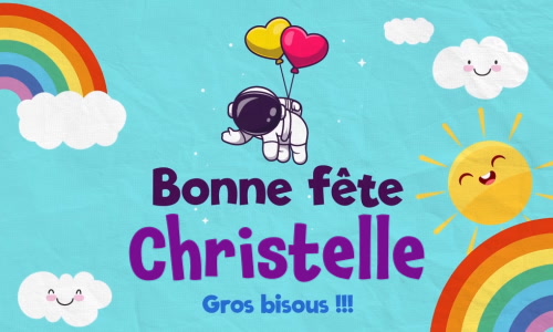 Aperçu de la carte : Fêtez Christelle ce 24 juillet