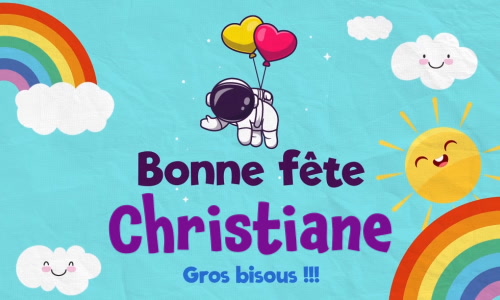 Aperçu de la carte : C'est la Journée de Christiane !