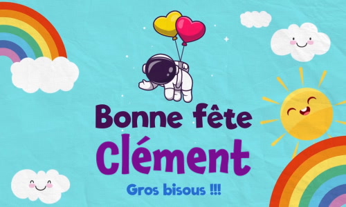 Aperçu de la carte : Surprise pour Clément, 23 novembre !