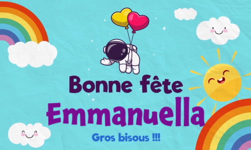 Aperçu de la carte : Célébration spéciale pour Emmanuella !