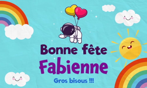 Aperçu de la carte : Fabienne, bonne fête le 20 janvier !