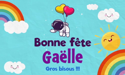 Aperçu de la carte : Gaëlle, bonne fête le 17 décembre !