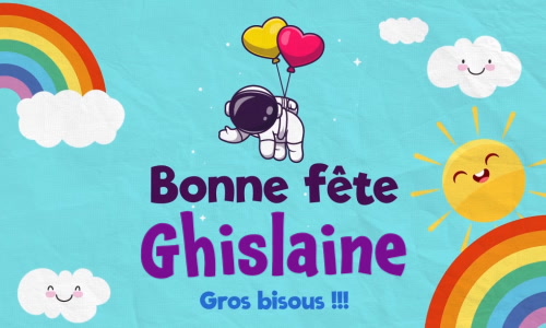 Aperçu de la carte : Surprise pour Ghislaine, 10 octobre !