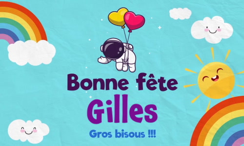 Aperçu de la carte : Joyeuse fête Gilles, le 1 septembre !