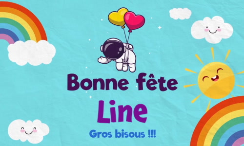 Aperçu de la carte : Joyeux 20 octobre à Line !