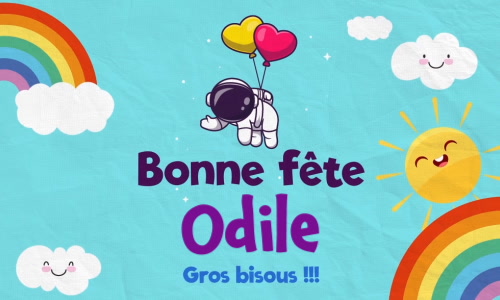 Aperçu de la carte : Odile, bonne fête le 14 décembre !