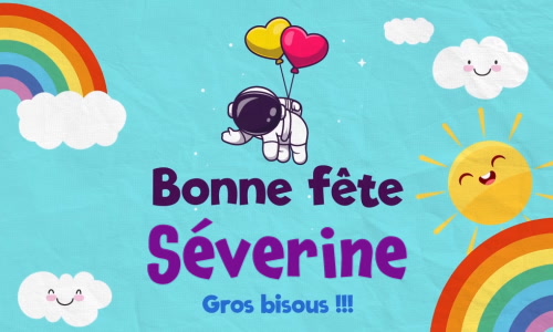 Aperçu de la carte : Bonne fête Séverine !