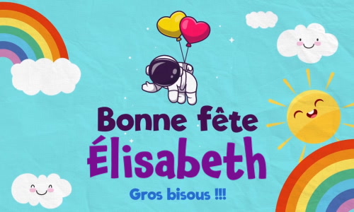 Aperçu de la carte : Joyeuse fête Élisabeth, le 17 novembre !