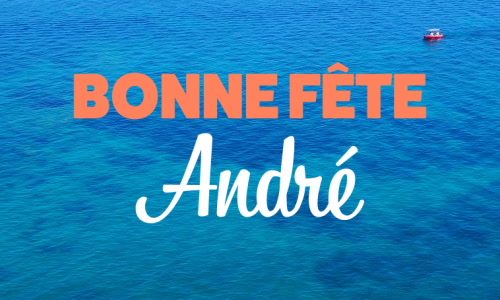 Aperçu de la carte : Joyeux 30 novembre à André !