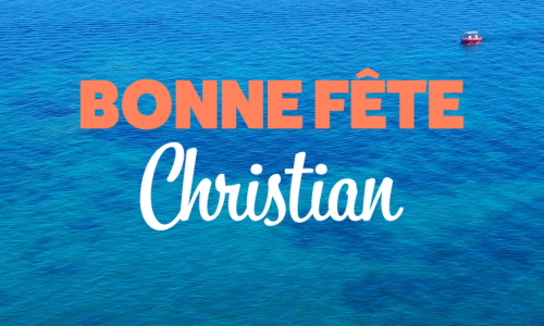 Aperçu de la carte : Christian à l'honneur ce 12 novembre !