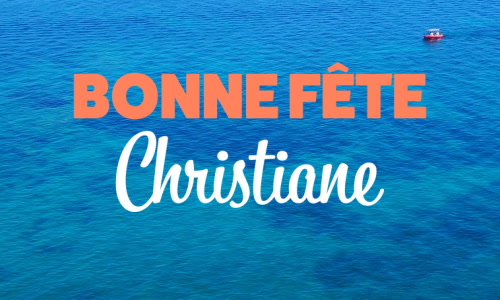 Aperçu de la carte : Célébration spéciale pour Christiane !