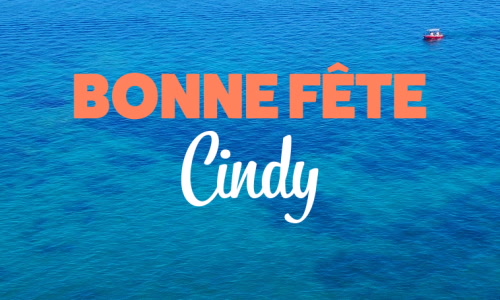 Aperçu de la carte : C'est la Journée de Cindy !