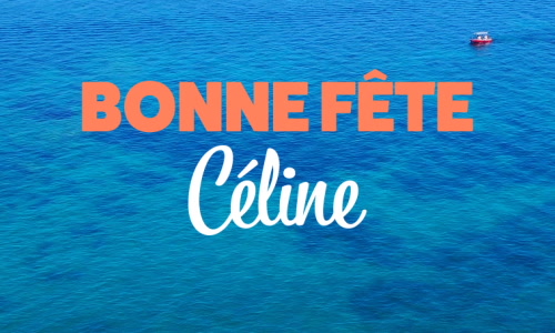 Aperçu de la carte : Célébration spéciale pour Céline !